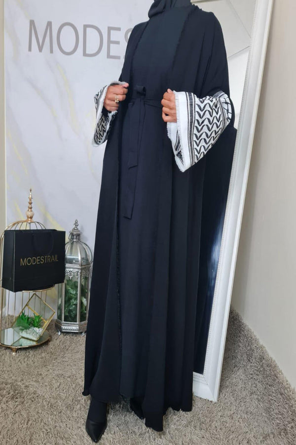 Palestinian 3 piece Abaya